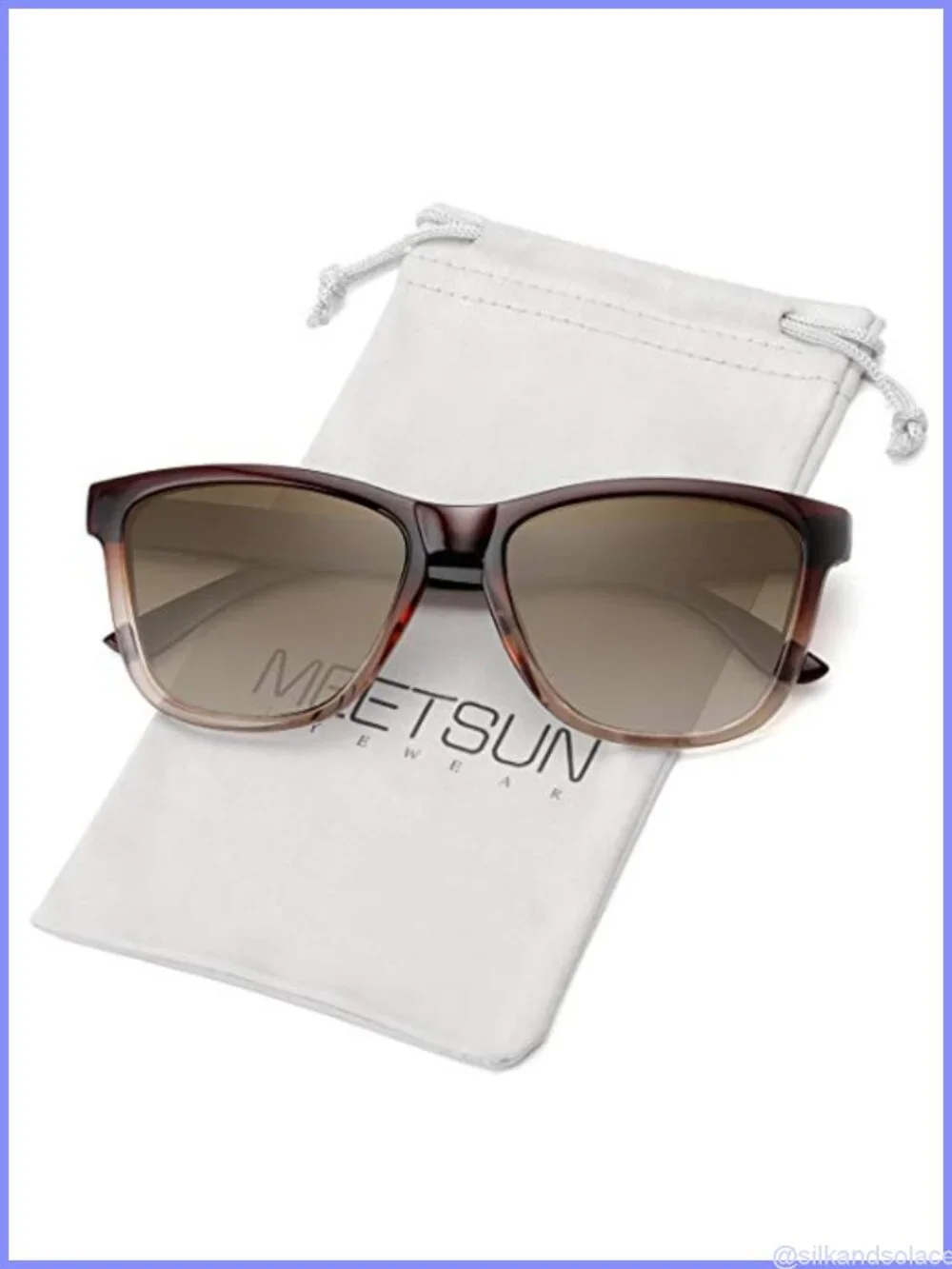 Polarized Sunglasses UV Protection TAC Lens Adult Unisex Retro Square
